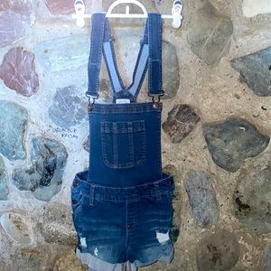 Wax Jean shortalls